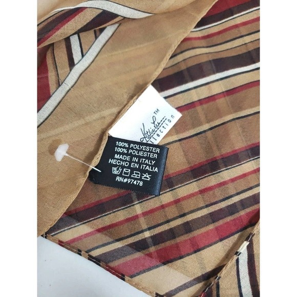 Gallery ~Woman Size M~ Chocolate/Brown Trench Coat All Season Button-Up, Lining - Picture 14 of 14